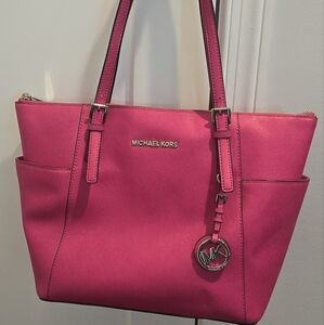 Hot pink MK handbag